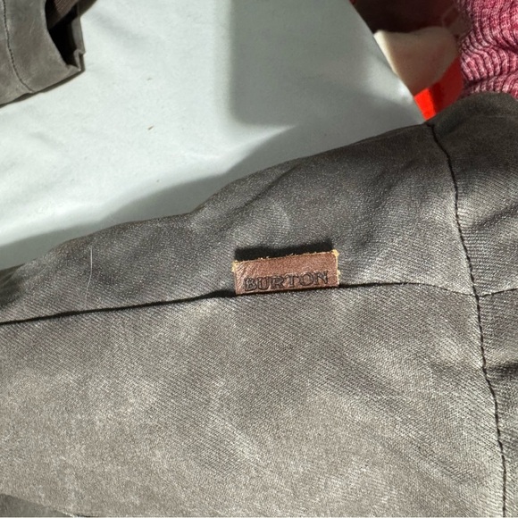 Burton Dryride Men's Gray hooded snowboarding Jacket size smalll - Picture 4 of 15